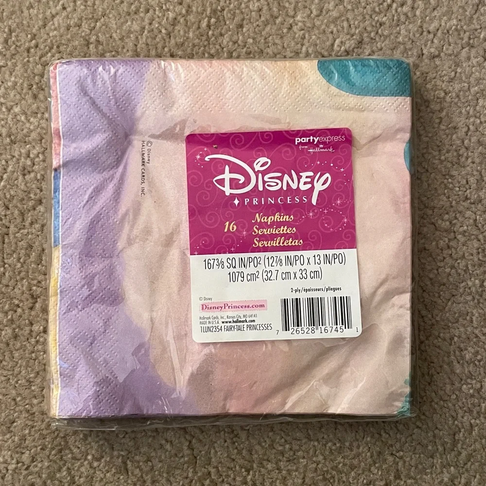 Early 2000s Hallmark Disney Princess Party Supplies